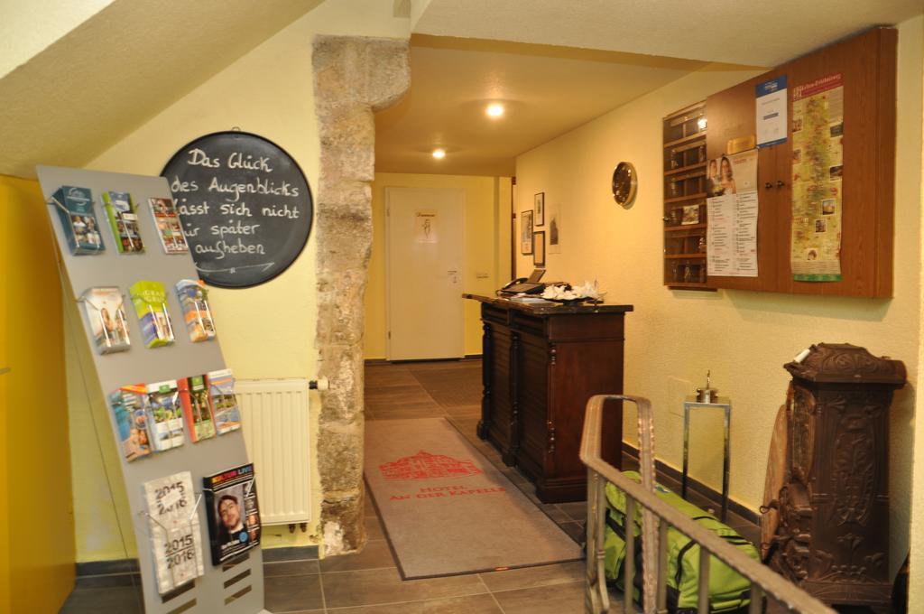 Hotel An Der Kapelle Meiningen Bagian luar foto
