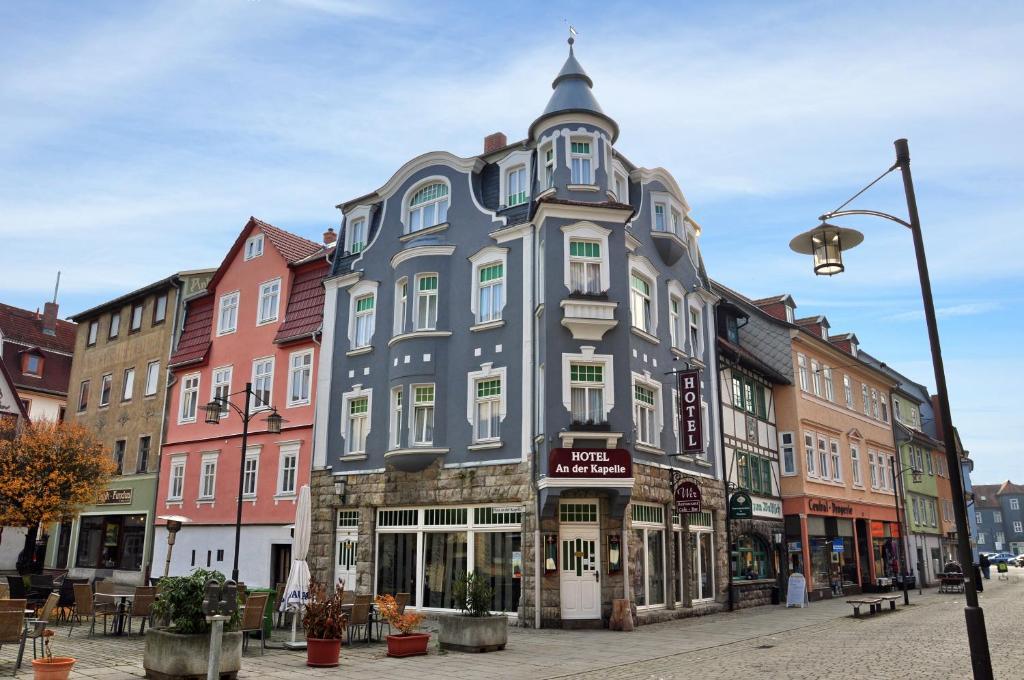 Hotel An Der Kapelle Meiningen Bagian luar foto